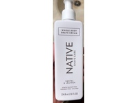 Native Whole Body Shave Cream, Santal & Leather, 7.6 fl oz/224.8 mL - thumbnail 2