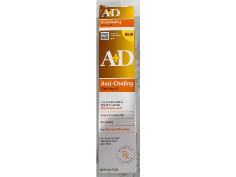 A+D Anti-Chafing Ointment, Vitamins A+D, 1.5 oz/42.5 g