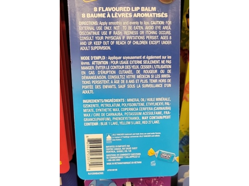 Jolly Rancher Flavoured Lip Balm, 0.12 oz/3.4 g