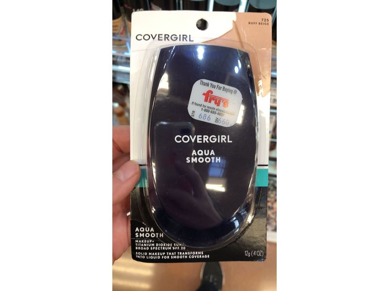 Covergirl "Aqua Smooth" Foundation, 725 Buff Beige, 4 oz