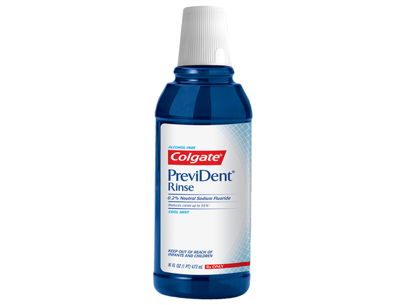 Colgate Prevident Rinse, Cool Mint, 16 fl oz/473 mL (RX) Ingredients ...