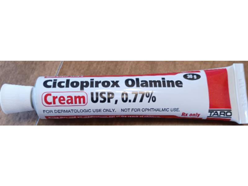 Ciclopirox Olamine Cream USP, 0.77 %, 30 g Taro (RX)