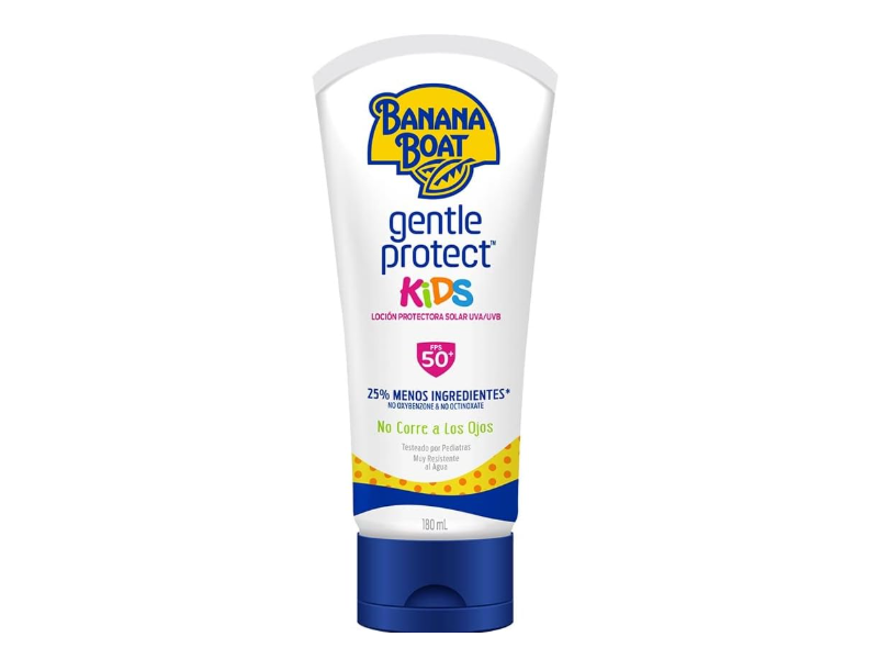 Banana Boat Kids Gentle Protect Sunscreen, SPF 50+, 180 mL