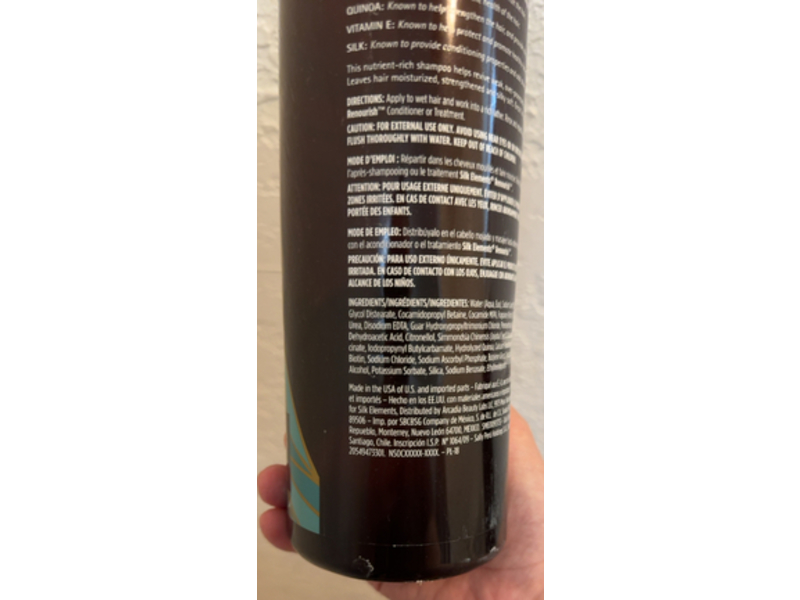 Silk Elements Renourish Jojoba Oil Shampoo, 33.8 fl oz/1 L