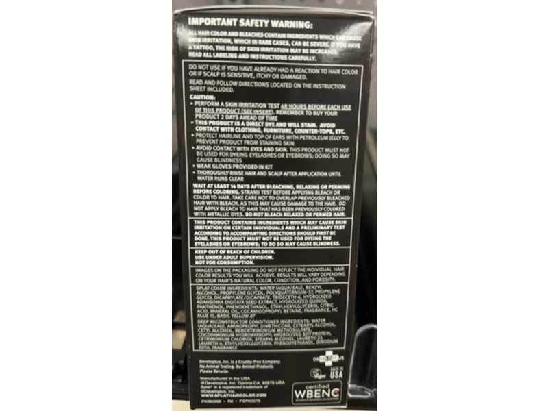 Splat Hair Rebellious Colors Midnight Jade, No Bleach Kit