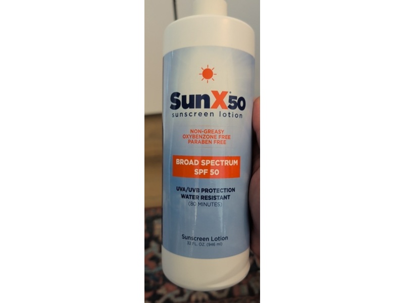 CoreTex Sun X 50 Sunscreen Lotion, SPF 50, 32 fl oz/946 mL