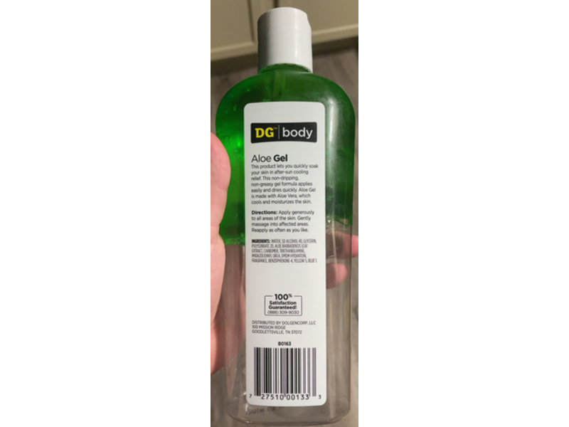 Dg Body Soothing Aloe Gel, 16 fl oz/473 mL