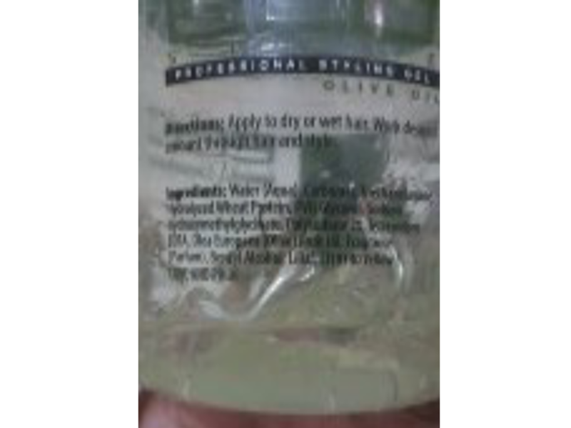 Ecoco Eco Style Professional Max Hold Styling Gel, Olive Oil, 8 fl oz/236 mL