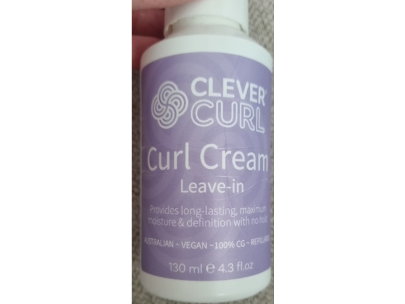 Clever Curl Curl Cream Leave-In, 4.3 fl oz/130 mL