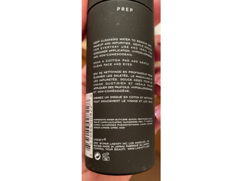 Lashify Pre - Cleanse Cleansing Water, 2.8 fl oz/80 mL