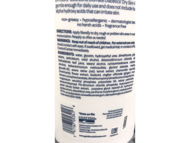 gold bond ultimate hydrating lotion diabetics dry skin relief