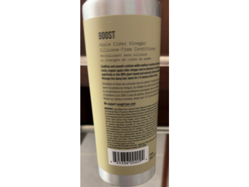 AG Care Boost Conditioner, Apple Cider Vinegar, Silicone Free, 12 fl oz/355 mL