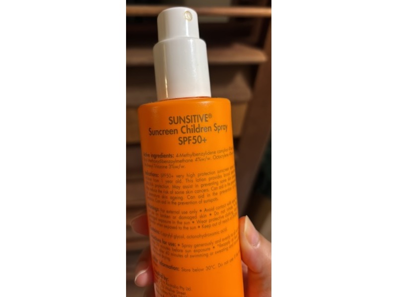 Eau Thermale Avene Sunsitive Sunscreen Children Spray, SPF 50+, 200 mL