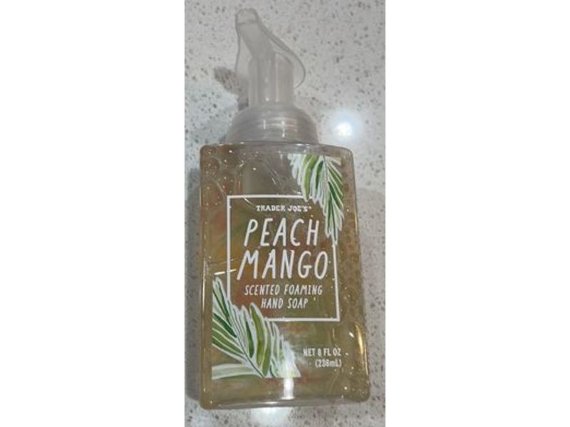 Trader Joe's Foaming Hand Soap, Peach Mango, 8 fl oz/236 mL