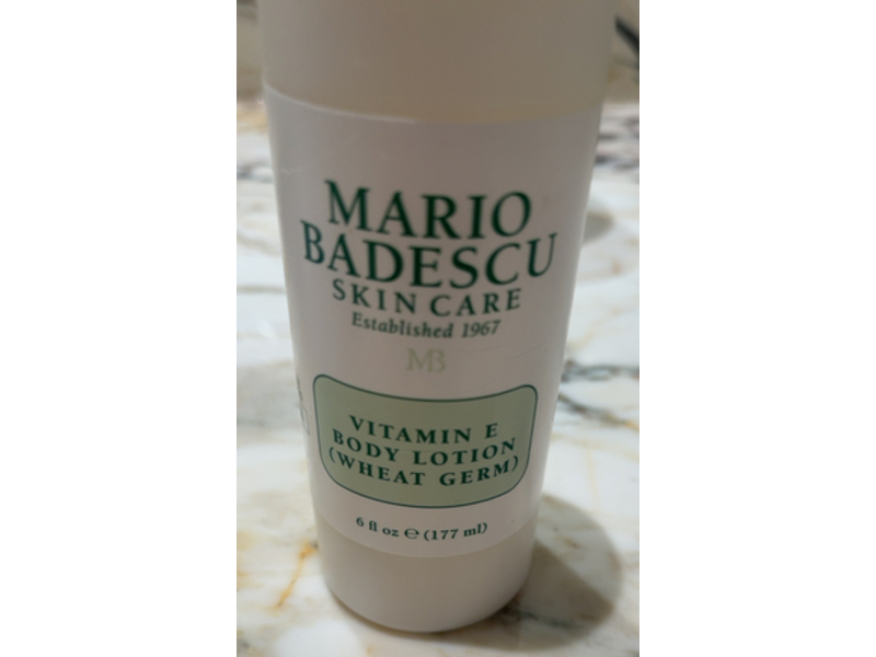 Mario Badescu Vitamin E Body Lotion, Wheat Germ, 6 fl oz/177 mL