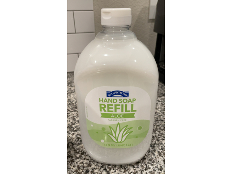 Hill Country Fare Hand Soap Refill, Aloe, 56 fl oz/1.65 L