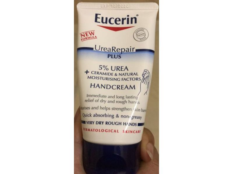 Eucerin Urea Repair Plus Hand Cream, Urea + Ceramide, 2.53 oz/75 mL