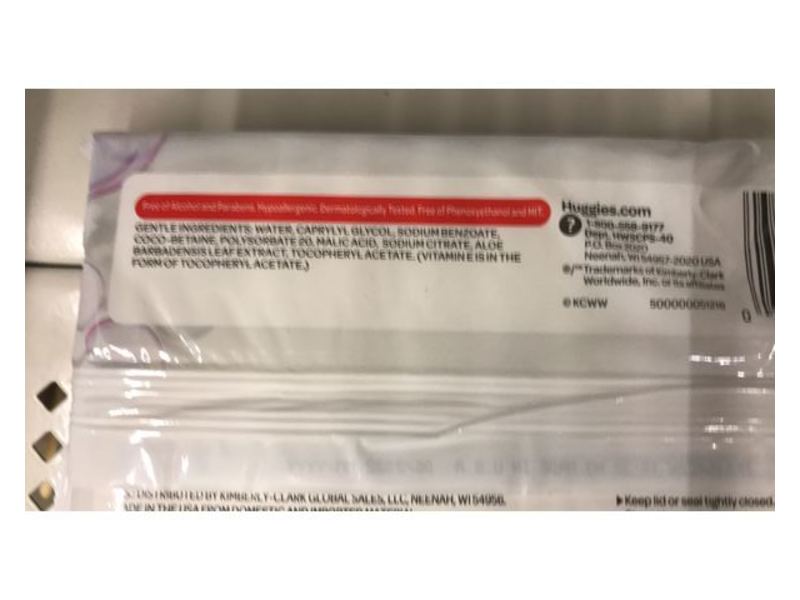 Huggies Simply Clean Wipes, Fragrance Free, 40 Counts