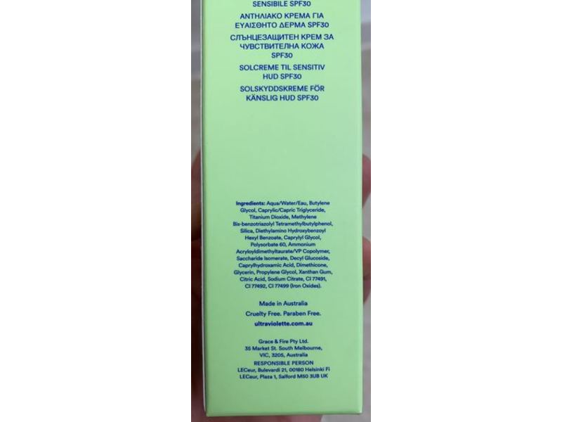 Ultra Violette Facial Sunscreen, SPF 30, 1.69 fl oz/ 50 mL