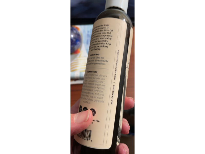 Griffin Remedy Scalp Therapy Shampoo, Tea Tree, 8 fl oz