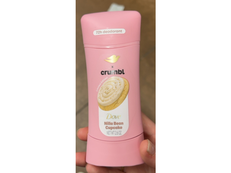 Dove x Crumbl Deodorant Stick, Nilla Bean Cupcake, 2.6 oz