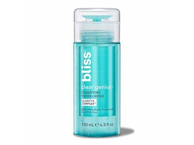 Bliss Clear Genius Clarifying Toner + Serum, 4.3 fl oz/130 mL