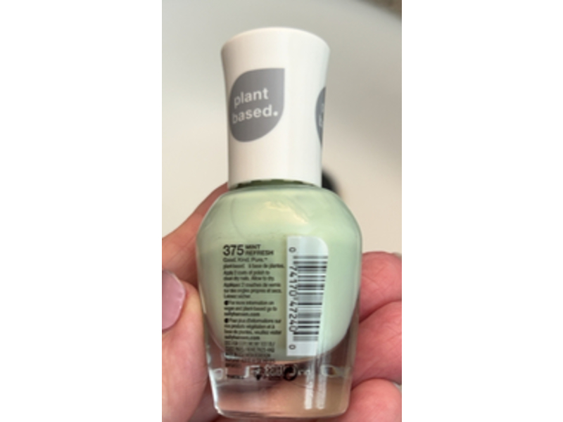 Sally Hansen Good.Kind.Pure Nail Color, Mint Refresh, 0.33 fl oz/10 mL