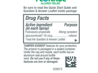 Flonase Allergy Relief Fluticasone Propionate Nasal Spray, 0.62 fl oz/18.2 mL, 3 Count - Image 5