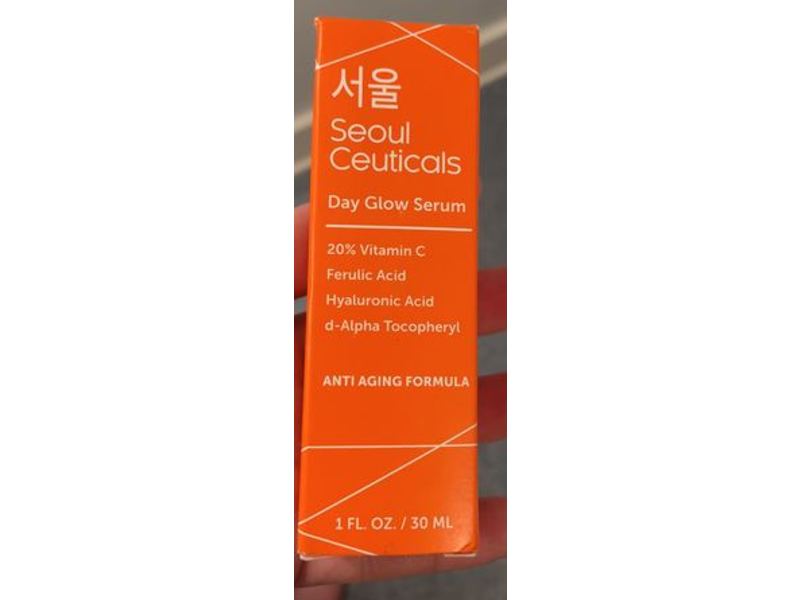 Seoul Ceuticals Day Glow Serum, Anti-Aging Formula, 1 fl oz/30 mL