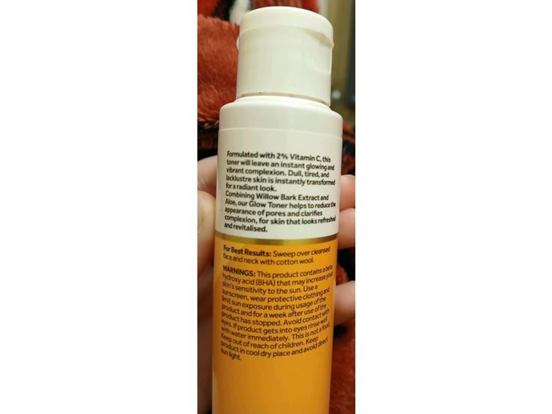 No7 Radiance Vitamin C Glow Toner, 1.69 fl oz/50 mL