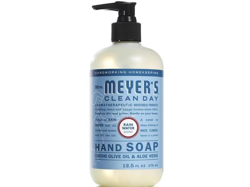 Mrs. Meyer's Clean Day Hand Soap, Rain Water Scent, 12.5 fl oz/376 mL