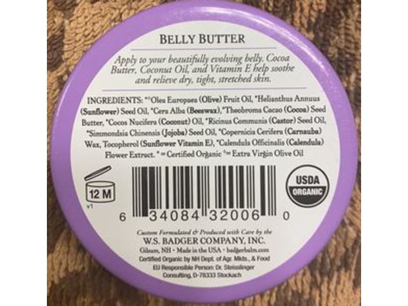 Badger Belly Butter, 2 oz/56 g