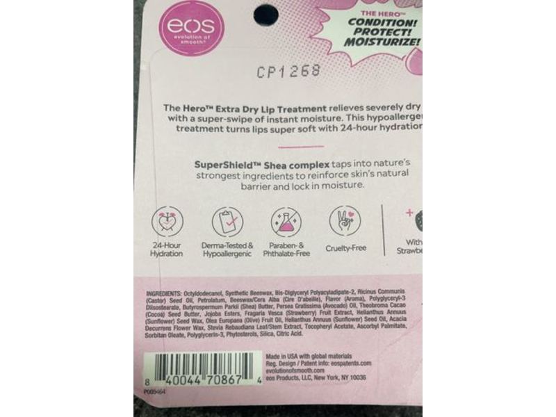 eos The Hero Extra Dry Lip Treatment, 2 Pack