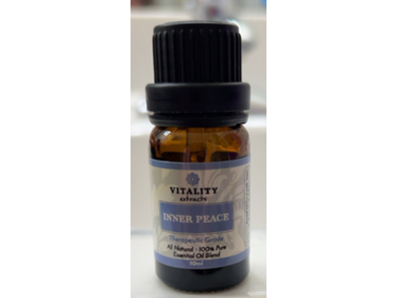 Vitality Extracts 100 % Pure Essential Oil Blend, Inner Peace, 10 mL