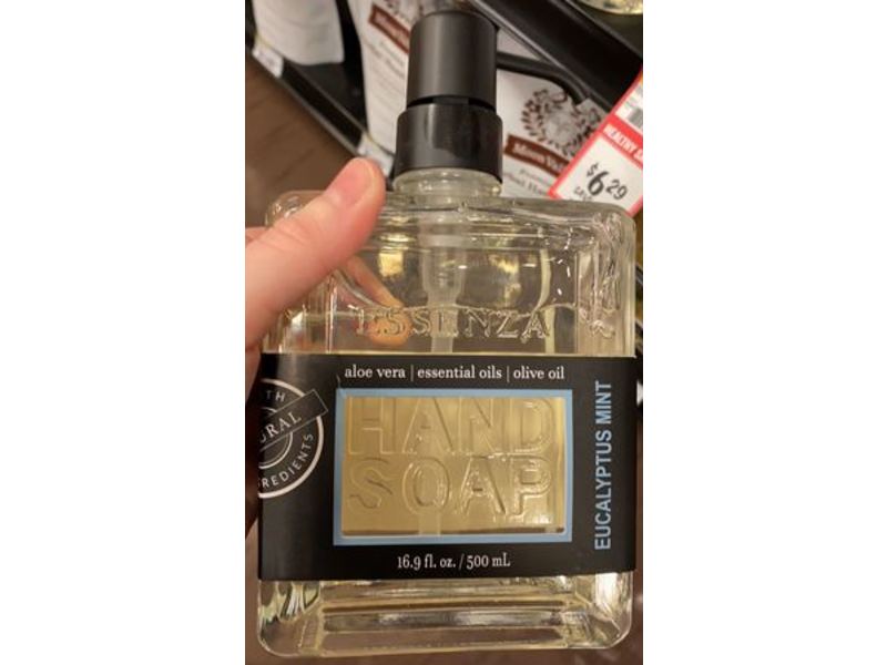 Essenza Hand Soap, Eucalyptus Mint, 16.9 fl oz/500 mL