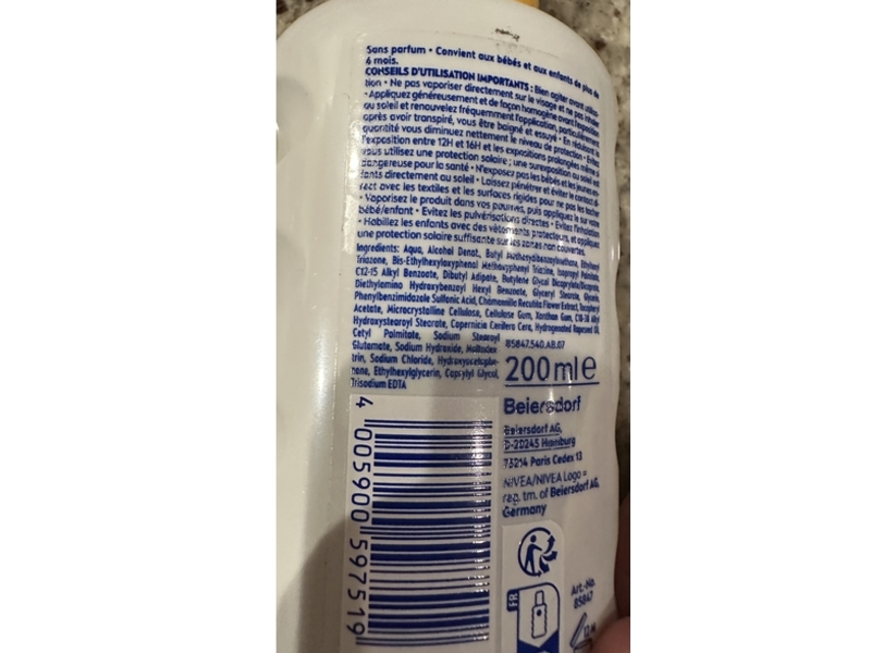 Nivea Sun 5 In 1 Sensitive Protect Babies & Kids Spray, SPF50+, 200 mL