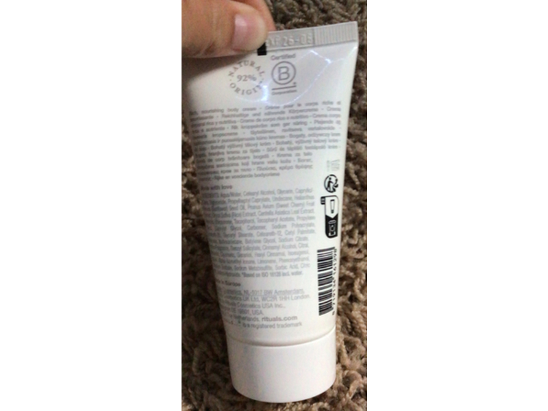 The Ritual Of Sakura Magic Touch Body Cream, Rice Milk & Cherry Blossom, 2.3 fl oz/70 mL