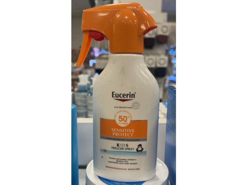 Eucerin Sun Kids Sensitive Protect Trigger Spray, SPF 50+, 250 mL