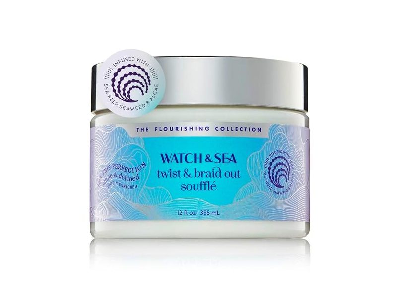 Watch & Sea Twist & Braid Out Souffle, 12 fl oz/355 mL