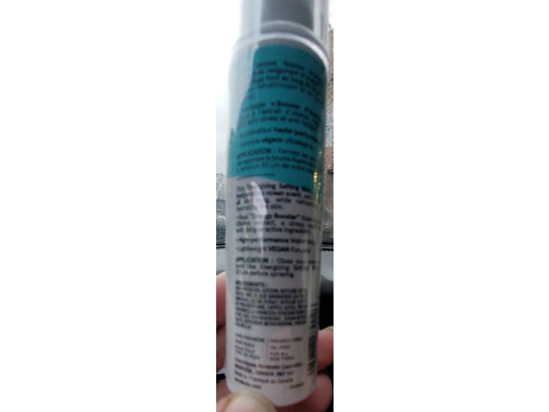 Annabelle Perfect Fit Energizing Setting Mist, Ocean Fragrance, 2 fl oz/60 mL