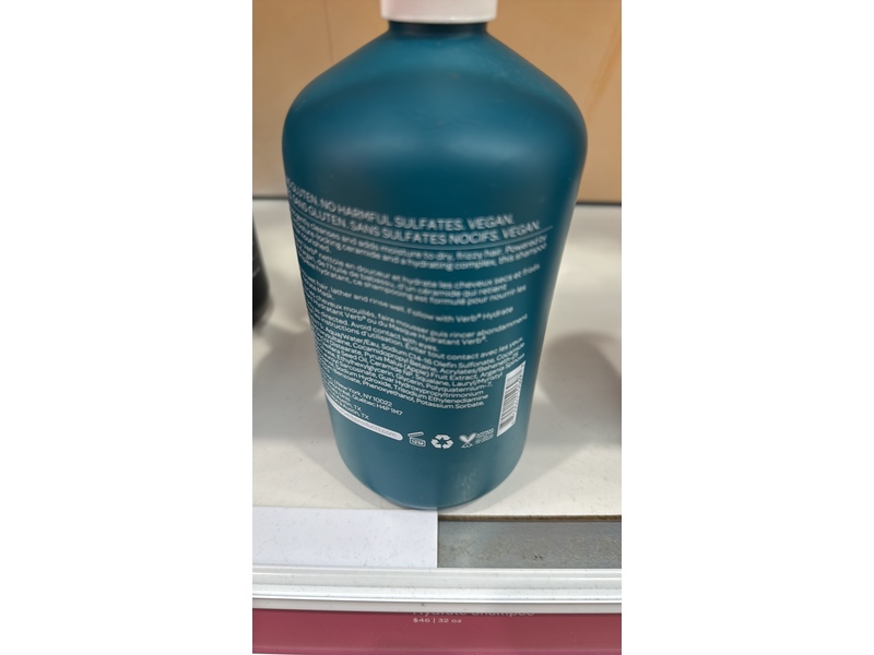 Verb Hydrate Shampoo, 12 fl oz/355 mL