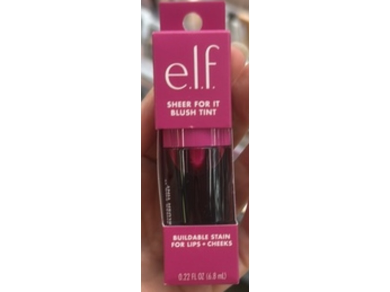 e.l.f. Cosmetics Sheer For It Blush Tint, So Petal, 0.22 fl oz/6.8 mL
