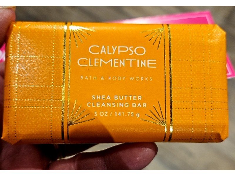 Bath & Body Works Calypso Clementine Cleansing Bar, Shea Butter, 5 oz/141.75 g