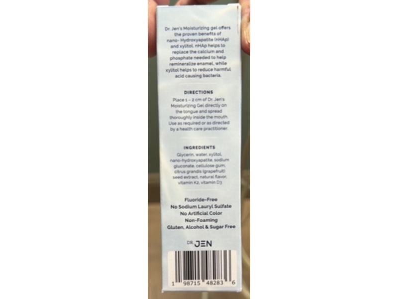 Dr Jen Dry Mouth Moisturizing Gel, Cool Mint, 1.5 oz/42 g, Pack Of 2