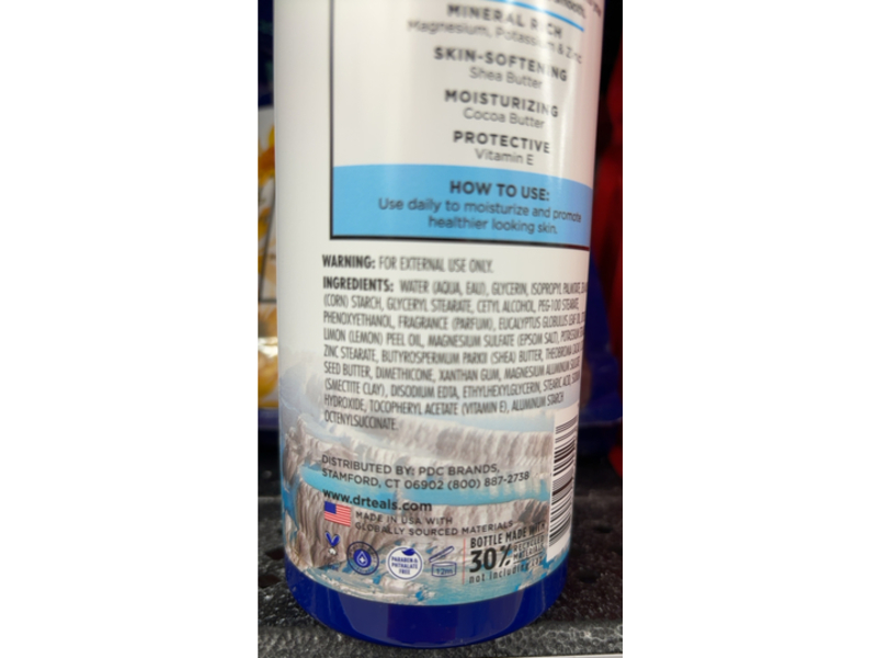 Dr Teal's Body Lotion, Restorative Minerals, 18 fl oz/532 mL