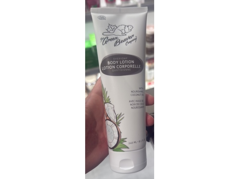 The Green Beaver Company Body Lotion, Coconut Oil, 8.1 fl oz/240 mL