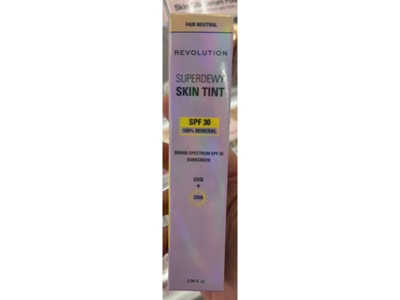 Revolution SuperDewy Skin Tint, Fair Neutral, SPF 30, 0.94 fl oz