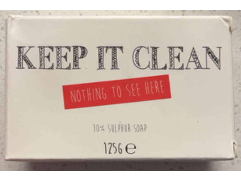 Keep It Clean Nothing To See Here 10% Sulphur Soap, 125 g