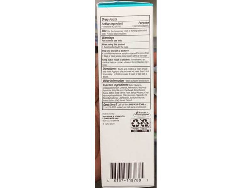 Aveeno Restorative Skin Therapy Itch Relief Body Balm, 4 fl oz/113 g