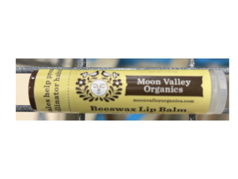 Moon Valley Organics Beeswax Lip Balm, Velvety Vanilla, 0.15 oz/4.25 g, Pack Of 3